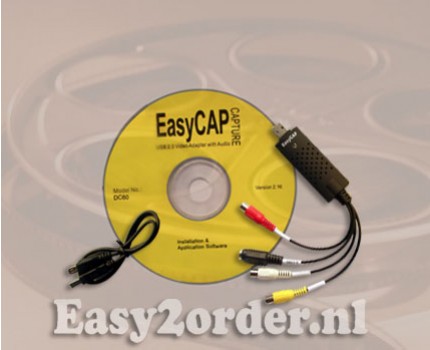 Groupdeal - €14,95 ipv €24,95 EasyCap!  Digitaliseer al je oude video's en mooie herinneringen!