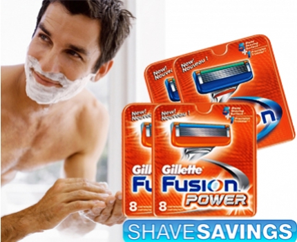 Groupdeal - 16 scheermesjes: Gillette Fusion of Gillette Fusion Power