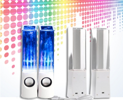 Groupdeal - 2 dansende LED WaterSpeakers