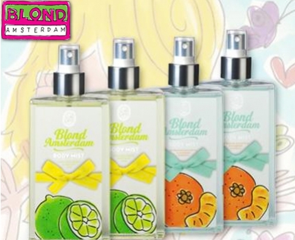 Groupdeal - 4 flesjes Blond Amsterdam Relaxing Body Mist