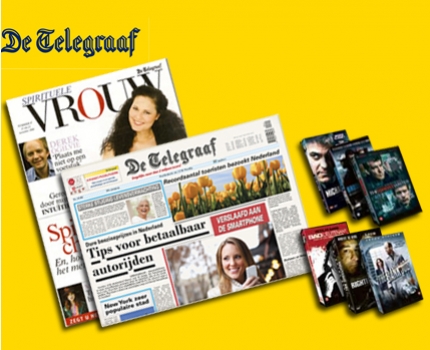 Groupdeal - ACHT weken De Telegraaf!