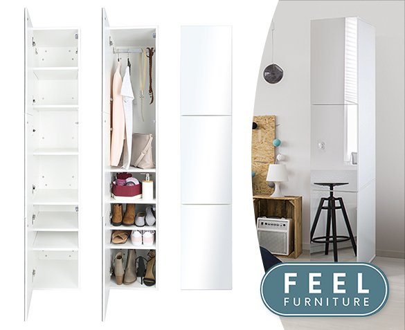 Groupdeal - Feel Furniture Kast met Spiegeldeur