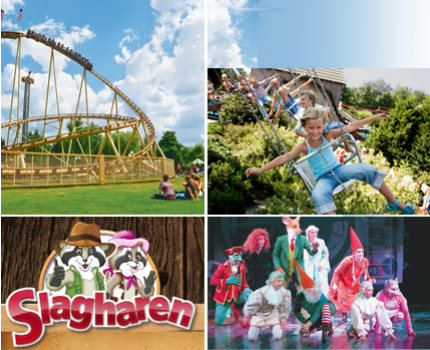 Groupdeal - Geweldige dag uit! Een ticket voor Attractiepark Slagharen, het Amerikaans ZomerCarnaval én de bijzondere voorstelling van de première van Fantasia, de Gi Ga Grote Musical!