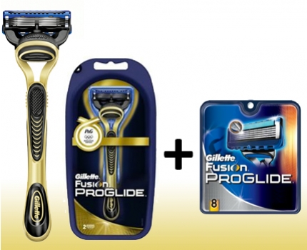 Groupdeal - Gillette ProGlide met 10 scheermesjes