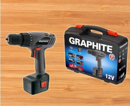 Groupdeal - lekker klussen met de Graphite accu boor- en schroefmachine 12V