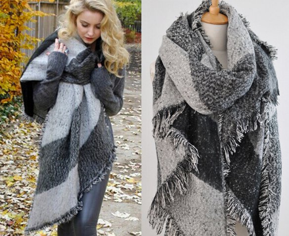 Groupdeal - Luxe Sjaal Pashmina en Wol