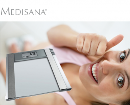 Groupdeal - Medisana personenweegschaal met bodycheck!