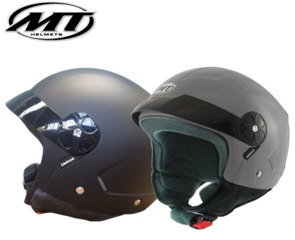 Groupdeal - MT Scooterhelm Veloce in zwart, matzwart of matgrijs!