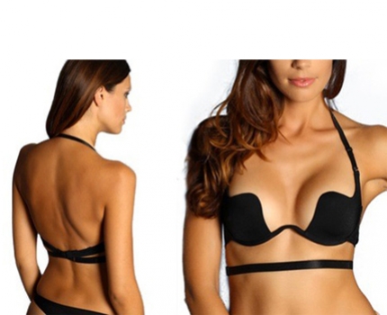 Groupdeal - Multi Bra draagbaar met of zonder zichtbare bandjes; voor iedere gelegenheid de juiste oplossing! Verkrijgbaar in zwart en beige.