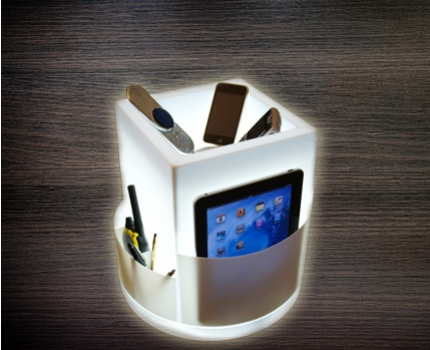 Groupdeal - MultiPod! Laadstation, opbergunit en designlamp!