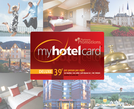 Groupdeal - MyHotelCard® Deluxe met 50% korting