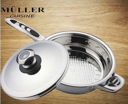 Groupdeal - Professionele Müller Cuisine “Fishner” braadpan!