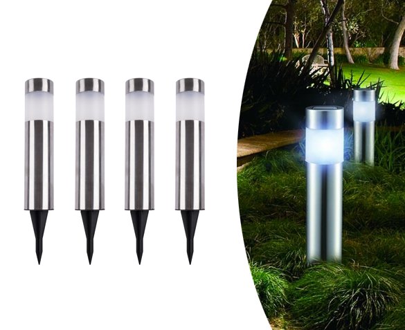 Groupdeal - Set van 4 San Diego Tuinlampen