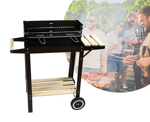 Groupdeal - Smoking Bill Barbecue Grillwagen