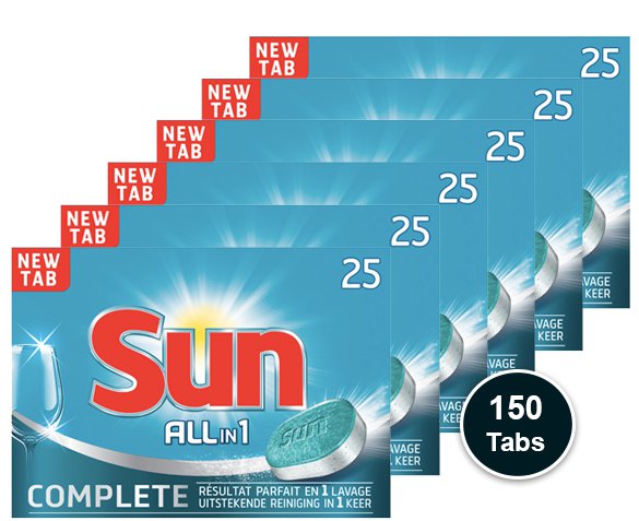 Groupdeal - Sun All-in-1 Vaatwastabletten