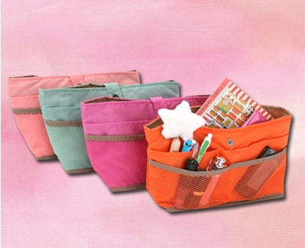 Groupdeal - Tas organizer in 4 hippe kleuren!