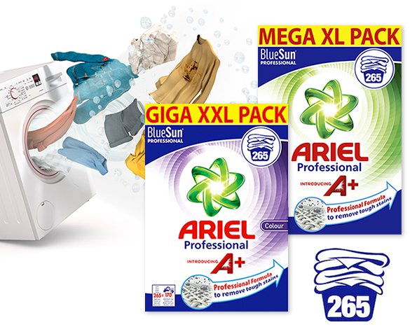 Groupdeal - XXL Ariel Professional Waspoeder