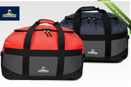 Groupon - € 24,95 Voor Een Nomad Sporttas Van Vijftig Liter, In Rood Of Donkerblauw, Inclusief Verzendkosten (Waarde € 54,95)