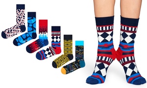 Groupon - 6 Of 12 Paar Happy Socks - Heren