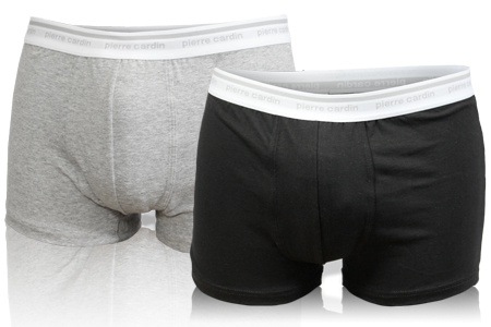 Groupon - 8 of 12 Pierre Cardin boxershorts in zwart of grijs (€ 34,99 gratis bezorging)