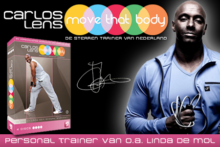 Groupon - Move That Body Dvd-box Met Vier Work Out Dvd's Van Dé Personal Trainer Van De Sterren, Carlos Lens! (Prijs Excl. Verzendkosten)