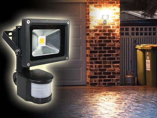 iBood - 2x Quintezz 10W LED-floodlight met sensor