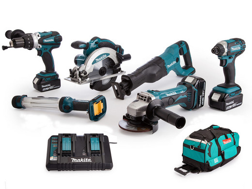 iBood - 6 Makita 18 V Powertools + Draagtas