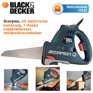 iBood - Black & Decker KS890E - Scorpion, dé elektrische handzaag, 1-knops zaagbladwissel en veiligheidsschakelaar (Refubished)