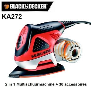 iBood - Black en Decker 2 in 1 Multischuurmachine + 30 accessoires (recirtified)