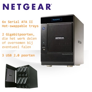 iBood - De Netgear ReadyNAS Pro: De ideale data opslag oplossing voor MKB, werkgroepen en thuiskantoren!