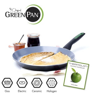 iBood - Greenpan pannenkoekenpan 28cm met Thermolon™ antikleeftechnologie