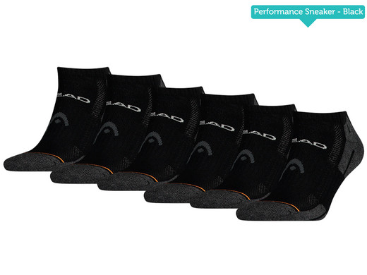 iBood Health & Beauty - 6 Paar HEAD Footies of Sneakersokken