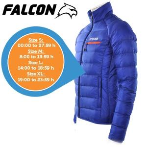 iBood Health & Beauty - Falcon Hunter all-season jack blauw maat M