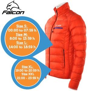 iBood Health & Beauty - Falcon Hunter all-season jack oranje maat L