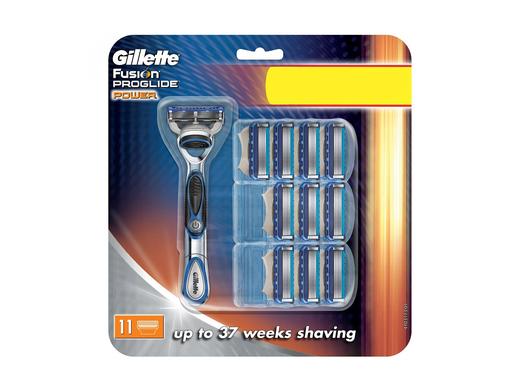 iBood Health & Beauty - Gillette Fusion ProGlide Power met 11 mesjes