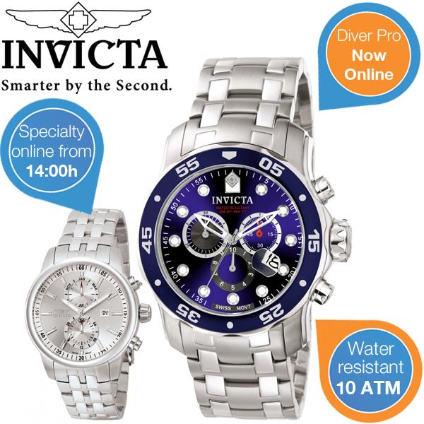 iBood Health & Beauty - Invicata Herenhorloge