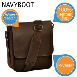 iBood Health & Beauty - Navyboot herentas met spat-waterdichte polyester flap, 2 extra opbergvakken en meer