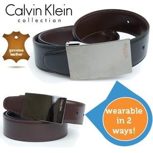 iBood Health & Beauty - Smaakvolle Calvin Klein riem van echt leer ? op 2 manieren te dragen