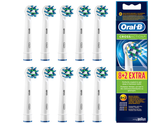 iBood Home & Living - 10x Oral-B CrossAction Opzetborstel