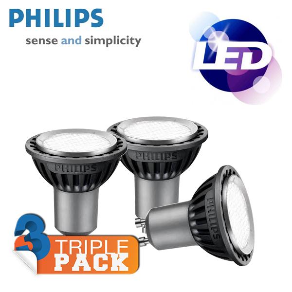 iBood Home & Living - 3x Philips Master LEDspotMV3-35W GU10