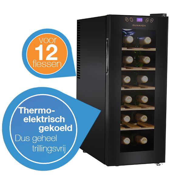 iBood Home & Living - Dunavox thermo-elektrische wijnkoeler