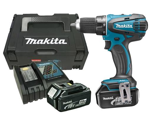 iBood Home & Living - Makita 18 Volt Li-ion boor-/schroefmachine in MBox met 2x 4.0Ah Li-ion accu?s