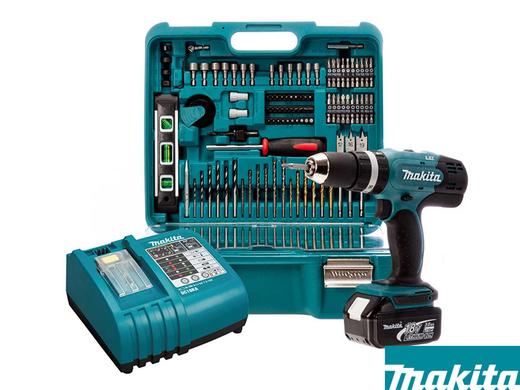 iBood Home & Living - Makita 18V Li-Ion accu klopboor/schroefmachine + 101-delige accesoire set