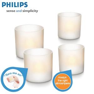 iBood Home & Living - Philips Imageo set van vier thee lichten