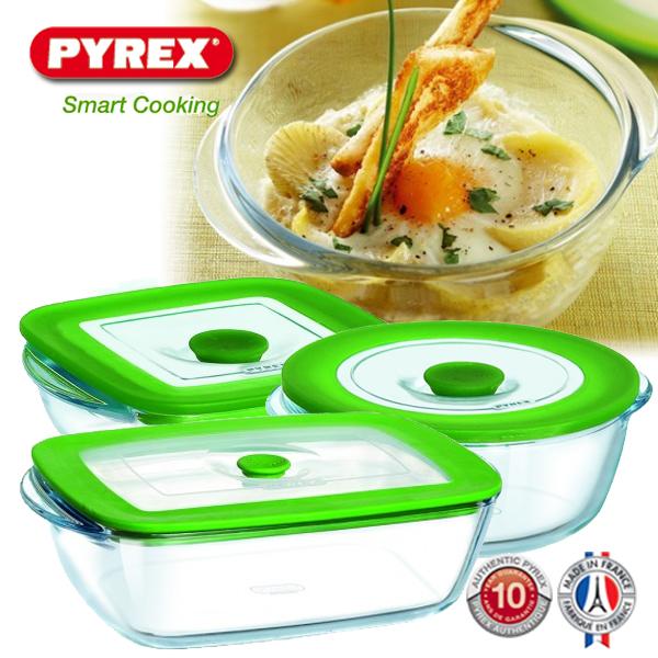 iBood Home & Living - Pyrex ovenschalenset met 3 schalen