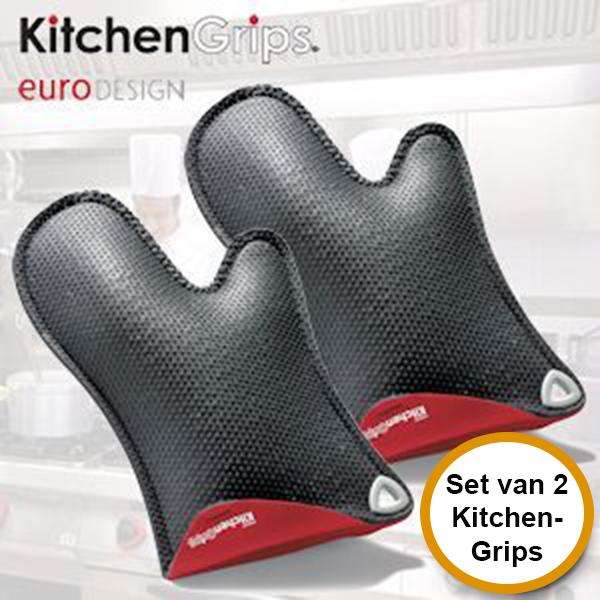 iBood Home & Living - Set Kitchengrips ovenhandschoenen