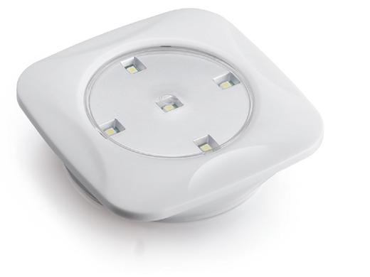 iBood Home & Living - Set van vijf draadloze LED-spotjes met afstandsbed