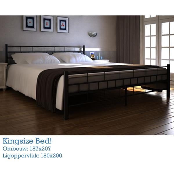 iBood Home & Living - Stijlvol kingsize bed met lattenbodem