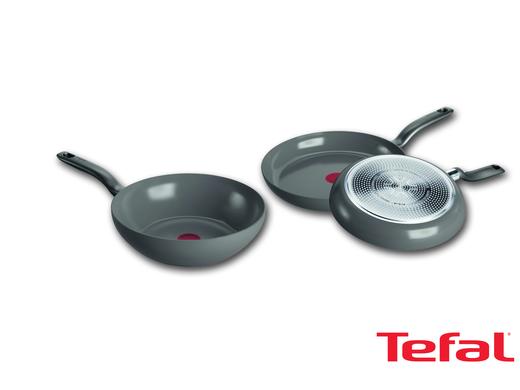 iBood Home & Living - Tefal Ceramic Control 3-delige (inductie) pannenset