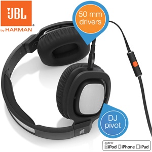 iBood - JBL by Harman; premium over-ear hoofdtelefoon met DJ- draaimechanisme